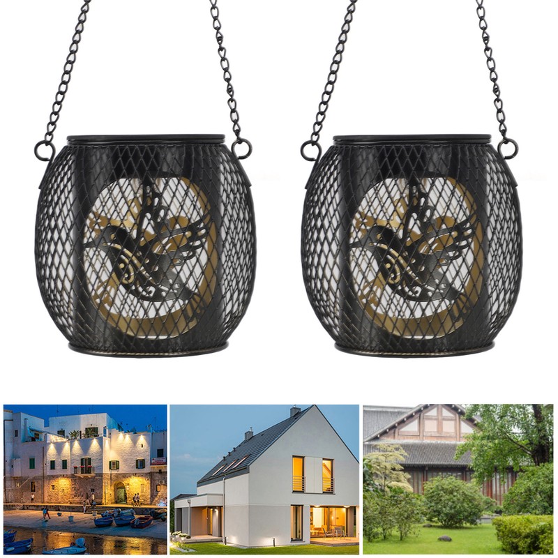 Solar Lantern IP65 Waterproof High Brightness Decorative Outdoor LED Hanging