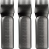 Hair Dye Root Applicator Bottles with Comb, 180 ml/6 oz,
