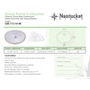 Nantucket Sinks GB-17x14-W Undermount Bathroom Sink – 17"x14" Oval White