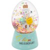 Sheepworld Dream globe motif beautiful snow globe in egg shape,