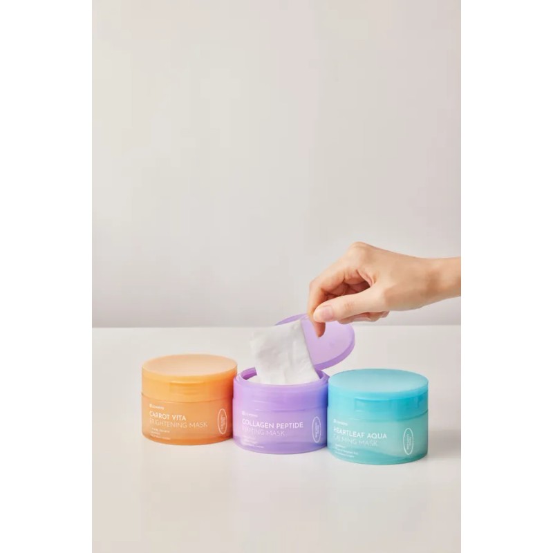 DAISO Leaders Carrot Vita Vitality Mask 14 Sheets