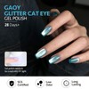 GAOY Jelly Blue Cat Eye Gel Nail Polish, 16ml Glitter