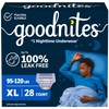 Goodnites Ropa interior nocturna para mojar la cama, XL para