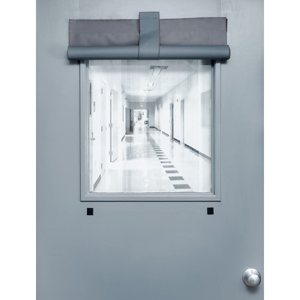 ALP® Blackout Shades. Room Darkening Shades Block Views in Classrooms,