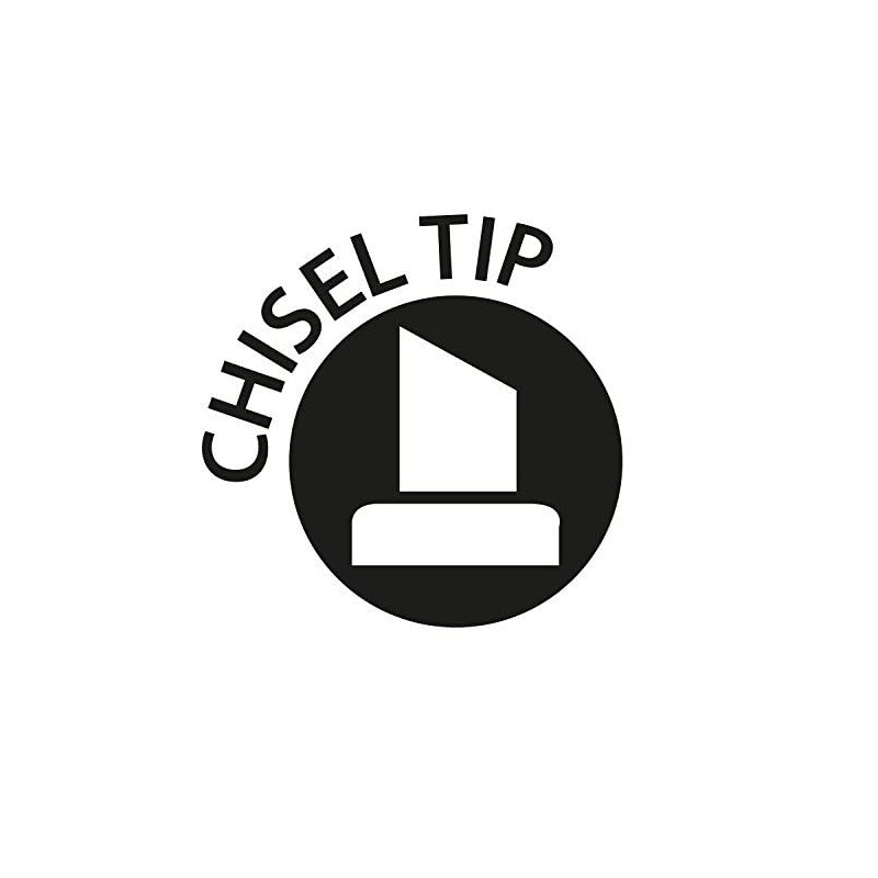 Pentel Maxiflo Dry Wipe Slim Chisel Tip Marker - Red