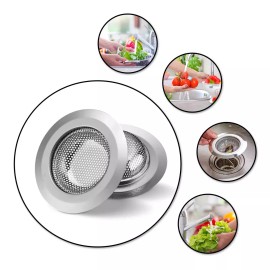 Unbranded 4.5" Stainless Steel Kitchen Bath Sink Strainer Drain Stopper Deep Mesh Filter