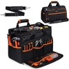 Heavy Duty Tool Bag 17.3-Inch, 26-Pocket Large Tool Bags for