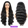 Body Wave Lace Front Wigs Human Hair Pre Plucked 28inch