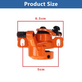 RidTianTek - Pinza de freno trasera para Segway Ninebot F20 F25 F30 F40 Scooter eléctrico de repuesto para freno de disco Kisckscooter Accesorios