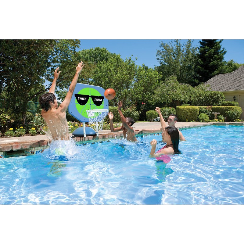 Poolmaster Swish, Swish Pro Rebounder Poolside Basketball Hoop Set for