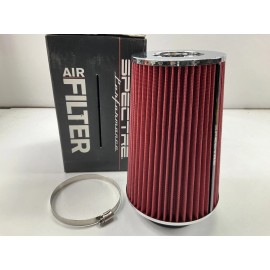 Spectre 9732 Conical Performance Air Filter, Red, 8.75" Tall, Round Tapered