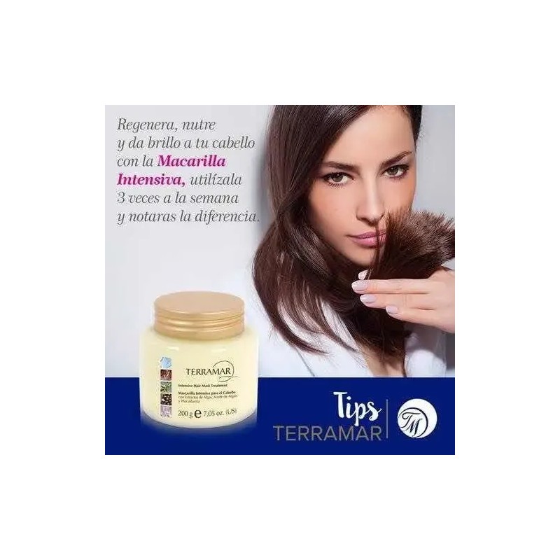 Terramar Mascarilla Intensiva Cabello Algas Argan /sar