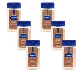 Vaseline Gel de aceite reabastecedor de cacao radiante con manteca de cacao pura, tamaño de viaje, 1.69 onzas líquidas, paquete de 6