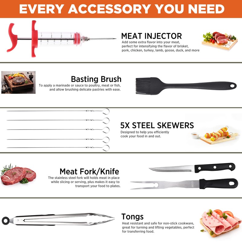 Commercial Chef Blackstone Griddle Accessories Kit - Blackstone Accessories -