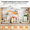 PXRACK Under Sink Organizer, Adjustable Height, 2 Tier Pull Out