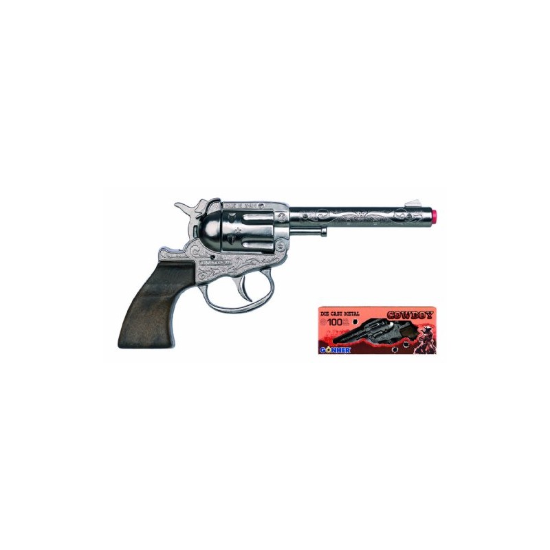 Gohner Wild West Cowboy Revolver 100-Shots Steel