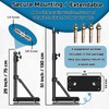 4.3ft/130cm Wall Mount Triangle Boom Arm, 180º Flexible Rotation, Save