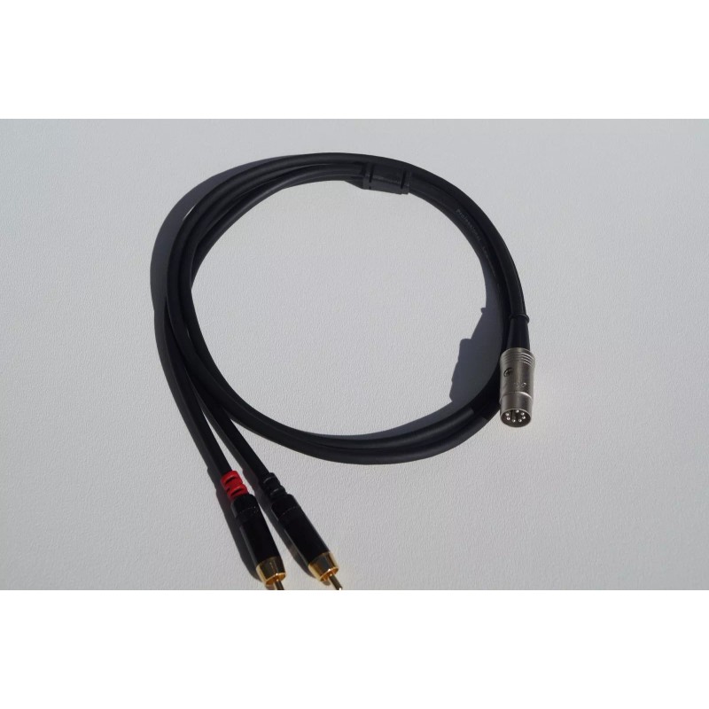 Mogami cable 5 ft Elite 7-Pin Din Male to 2-RCA