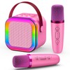 Dislocati 3-12 Year Old Girls Gifts, Karaoke Machine 2 Microphones