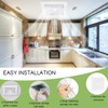 SL-JIJI 9x9 Inch Bathroom Fan Cover, Exhaust Fan Grille Replacement,