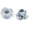 Reegoo 1/4-20 Threaded Inserts for Wood T Nuts 1/4-20 Bolts