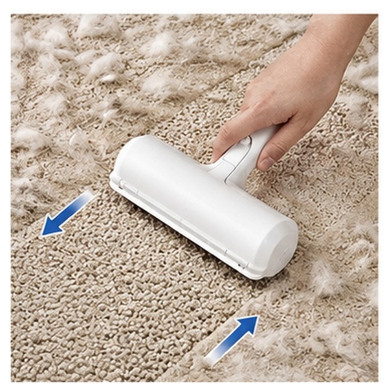 Pet Hair Remover Roller for Furniture – Self-Cleaning Reusable Lint