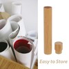 Operitacx 2 x Storage Tubes Made of Bamboo Poster Tubes