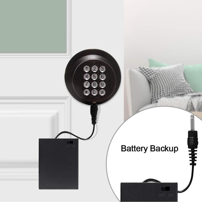 Signstek Keyless Entry Door Lock,Door Knob with Keypad，Smart Code Door