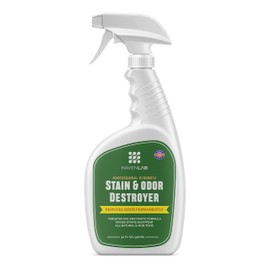 HAVENLAB Stain & Odor Destroyer-Dog & Cat Enzymatic Pee Eliminator-Carpet, Rug, Floor, Furniture-Smell Remover for Pet Urine, Feces, Vomit and Organic Spills-Concentrated Formula-32 Oz!!