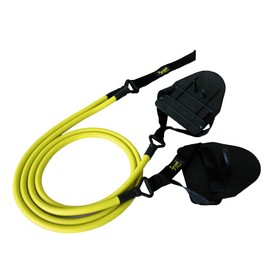 Tyron Latex Pull Rope with Hand Paddles