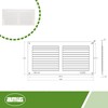 Amig - Rectangular Aluminium Ventilation Grille | Ventilation Grille for