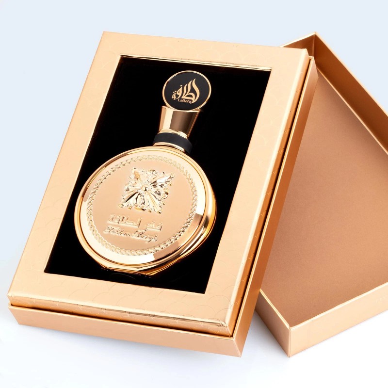 Lattafa Perfumes Fakhar Gold EDP Extrait, 3.40 Fl Oz
