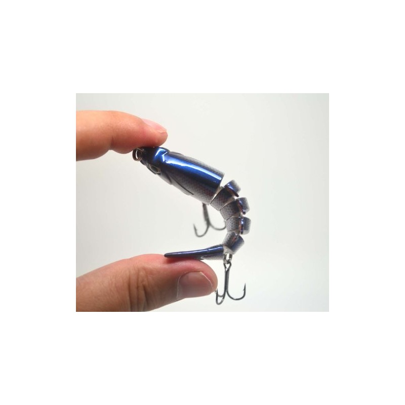 FISHIN ADDICT Swimbait Multi Jointed fishing Lure realistic dace roach