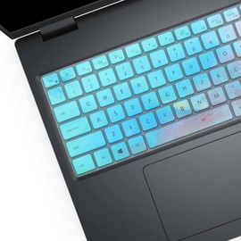 Keyboard Cover for Dell Precision 16 7670 7680 & Precision 7770 7780 16 17.3 Inch Laptop, Dell Precision 7000 Laptop Accessories Protective Keyboard Cover Skin-Colorful