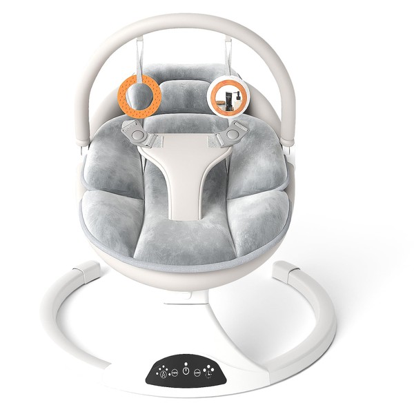 FEITIONG Baby Rocker|Bluetooth Baby Swing 5-Speed Motion & Comfort Design