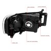 DNA MOTORING Pair Headlights Compatible with 02-05 Dodge Ram 1500