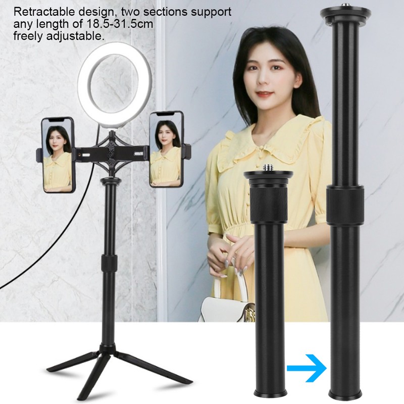 Alloy Tripod Axis Extension Rod Video Shooting Stabilizer Extension Bar