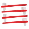 FRCOLOR 4pcs Double Sided Denture Cleaning Brushes Travel Friendly Toothbrushes