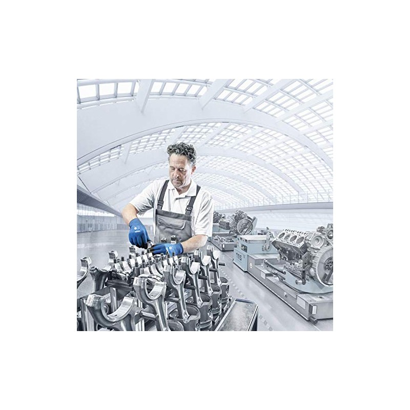 Uvex 60060 Phynomic Wet Glove, Size 10, Blue/Black