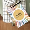 NATSUNO Boho Sunshine Mental Health Spiral Notebook Journal 5.5x8.3in, Be