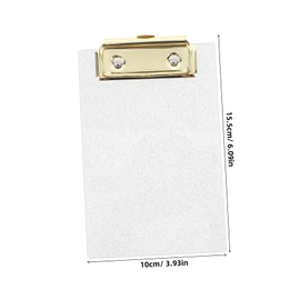 Glitter Writing Pad Holder Binder Clipboard Work Clipboard Clip Boards Clipboard Nursing Manager Binder Clipboard Clip Clipboard Large Clipboard Small Clipboard Acrylic Silver Operitacx