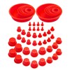 2 Set Automotive Cap Plugs Kit 0.11" to 4.37" Fit