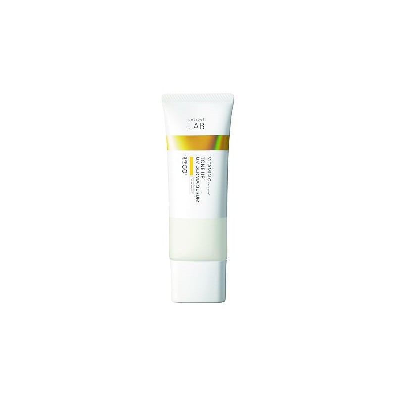 unlabel Sunscreen, Tone-Up UV Serum, Makeup Base, Clear White, Vitamin