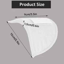 3 Pairs Shoulder Pads for Women Clothes,No-Sewing Required Anti-Slip Detachable Reusable Soft Sponge Shoulder Pads for Men Blazer Clothes Sewing Accessories