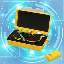 fyboptwu - OTDR Launch Cable Box SC/APC-SC/APC Singlemode SM（9/125） Extension Cord OTDR Dead Zone Eliminator Fiber Optic Tester (1000M)