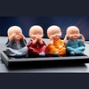 4 Pcs Baby Buddha Statue Set – 2 Inch Resin