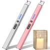 LcFun 2 Pack Candle Lighter Electric USB Rechargeable Plasma Arc