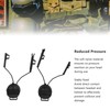 2PCS Headset Helmet Adapter Nylon Helmet Arc Rail Suspension Headset