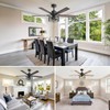 Consciot 52 Inch Ceiling Fan With Lights, Farmhouse Indoor Ceiling