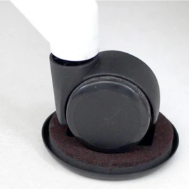 Wheel Caster Stopper for Chairs on Carpet, Round, 5 Pieces Brown 10ea